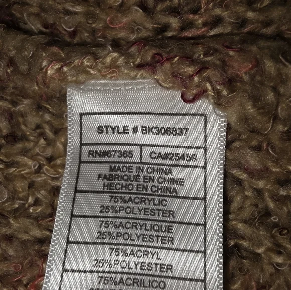 BB Dakota Steve Madden Tan Knit Women's Cardigan Medium - Picture 4 of 4